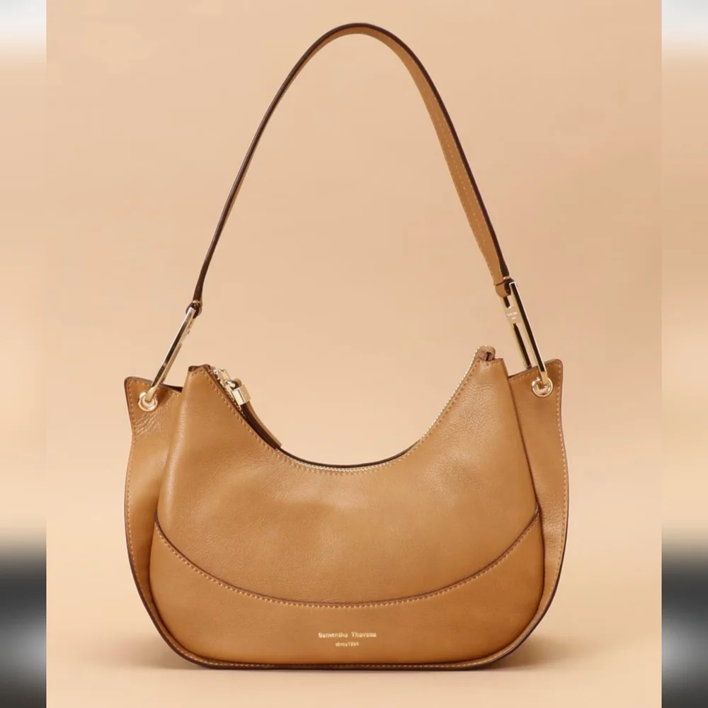 Samantha Thavasa Half Moon Leather Shoulder